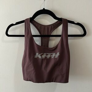 KITH SPORT BURGUNDY SPORTS BRA/ TANK